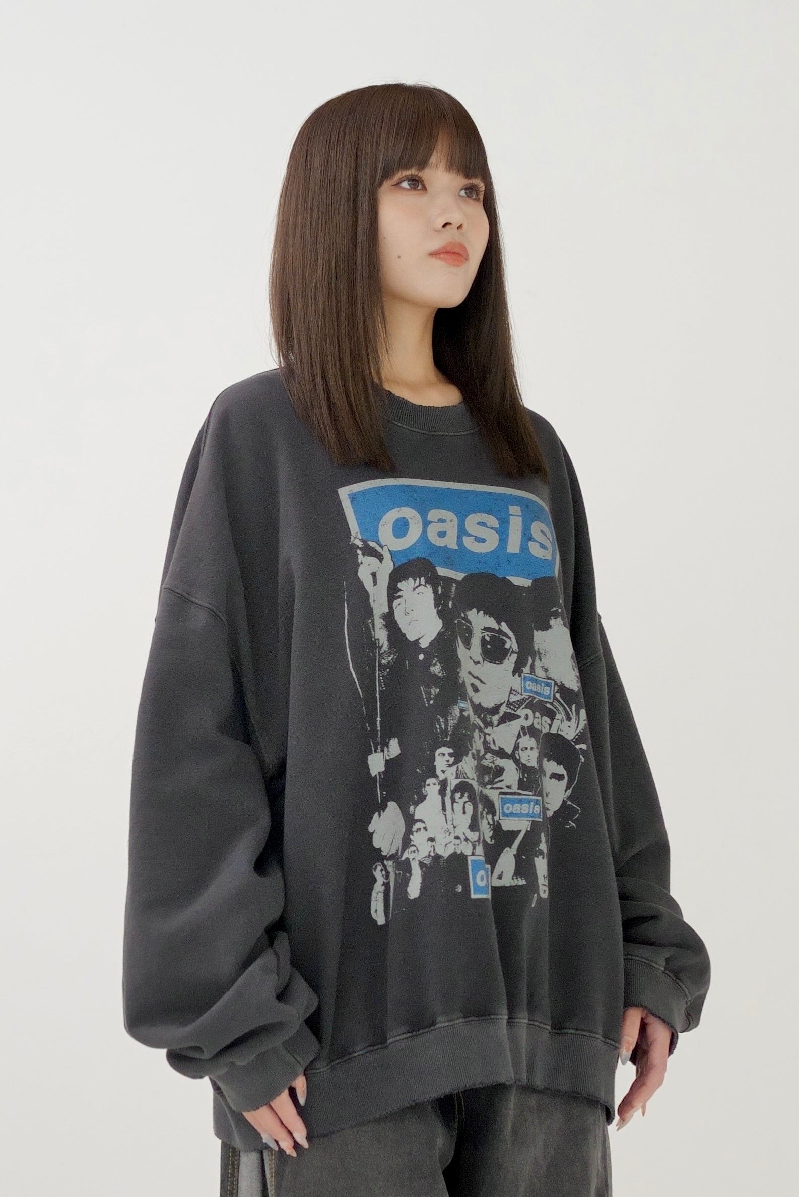 Oasis print sweat