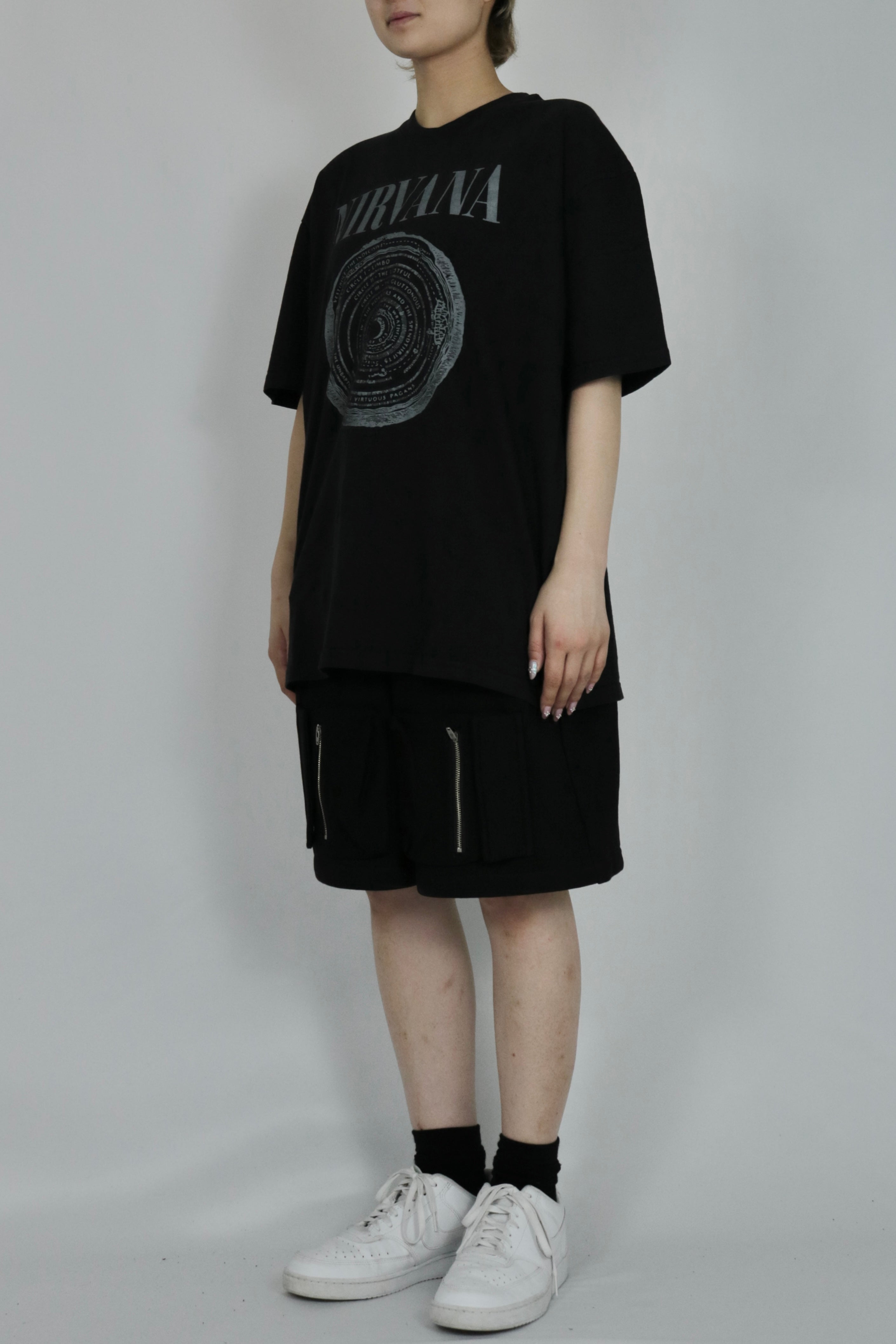Front poket swet half pants
