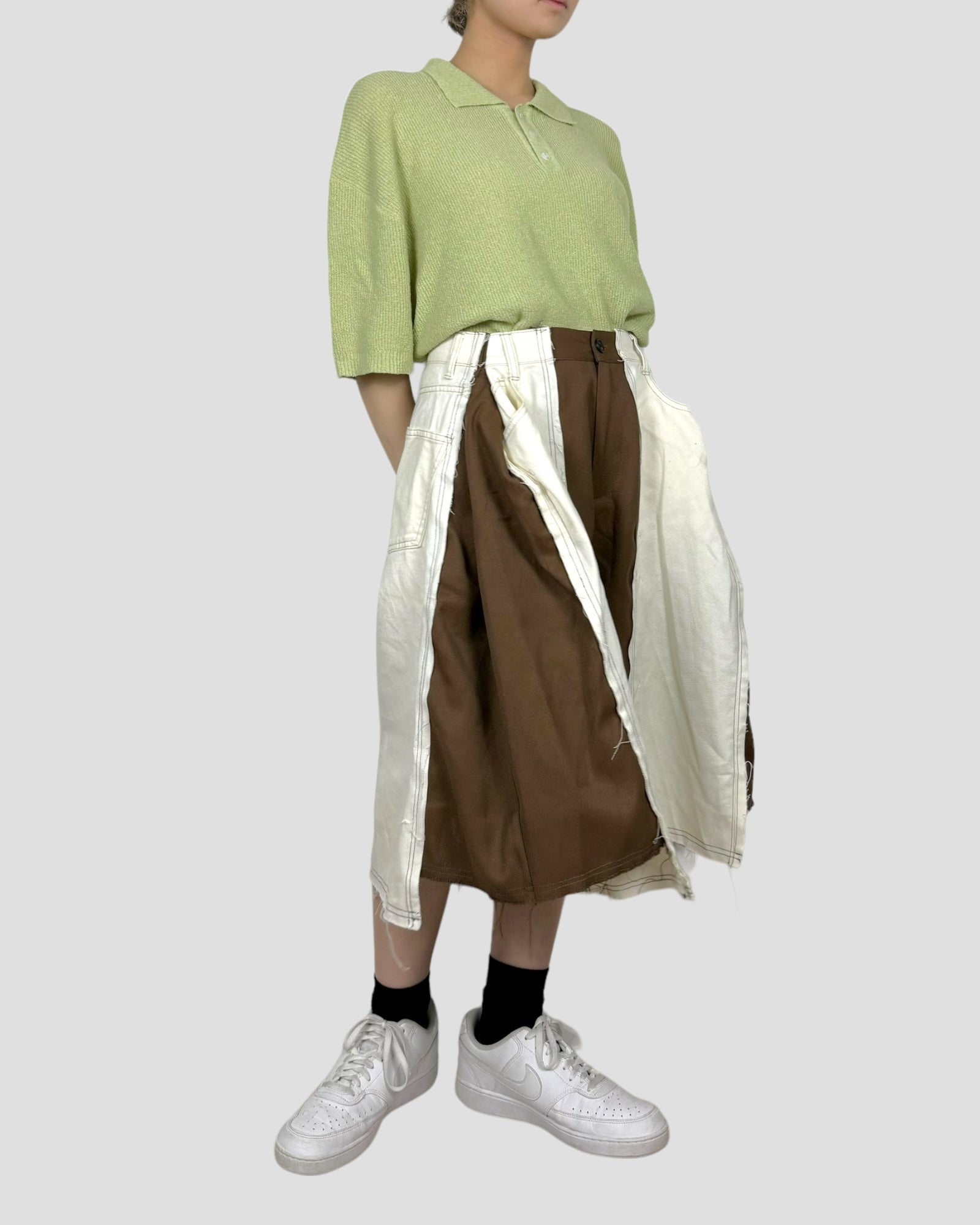 denim docking half pants