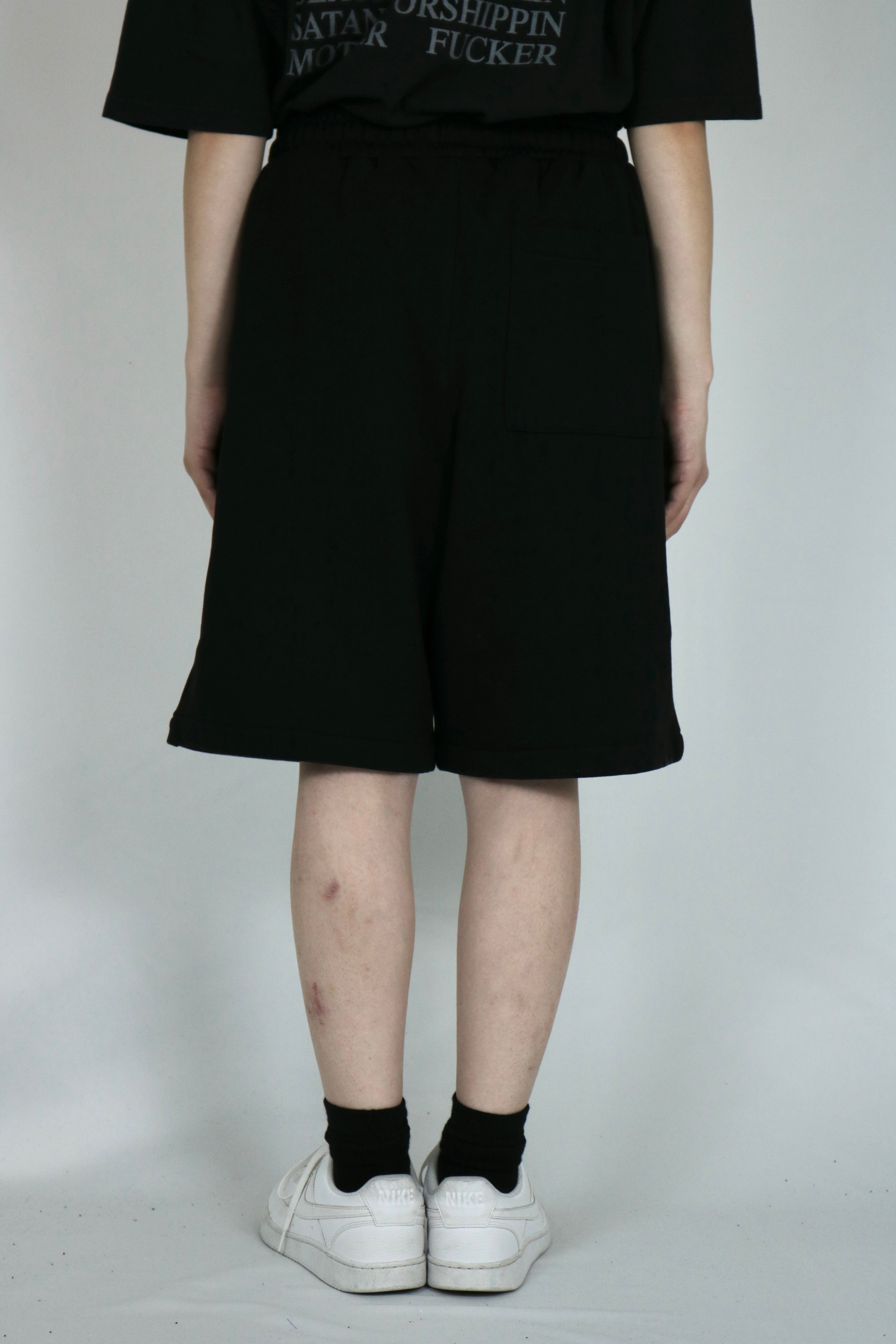 Front poket swet half pants