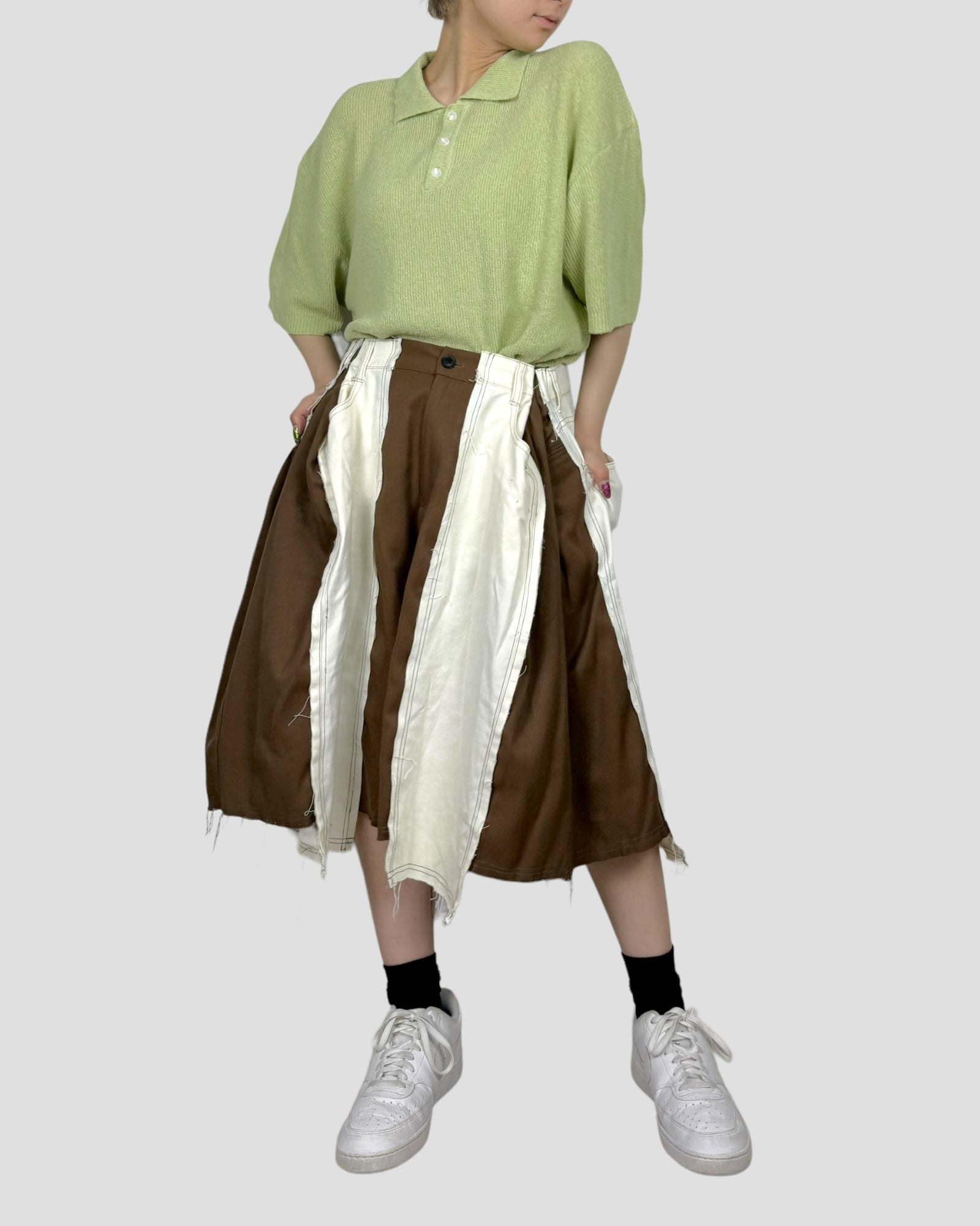 denim docking half pants