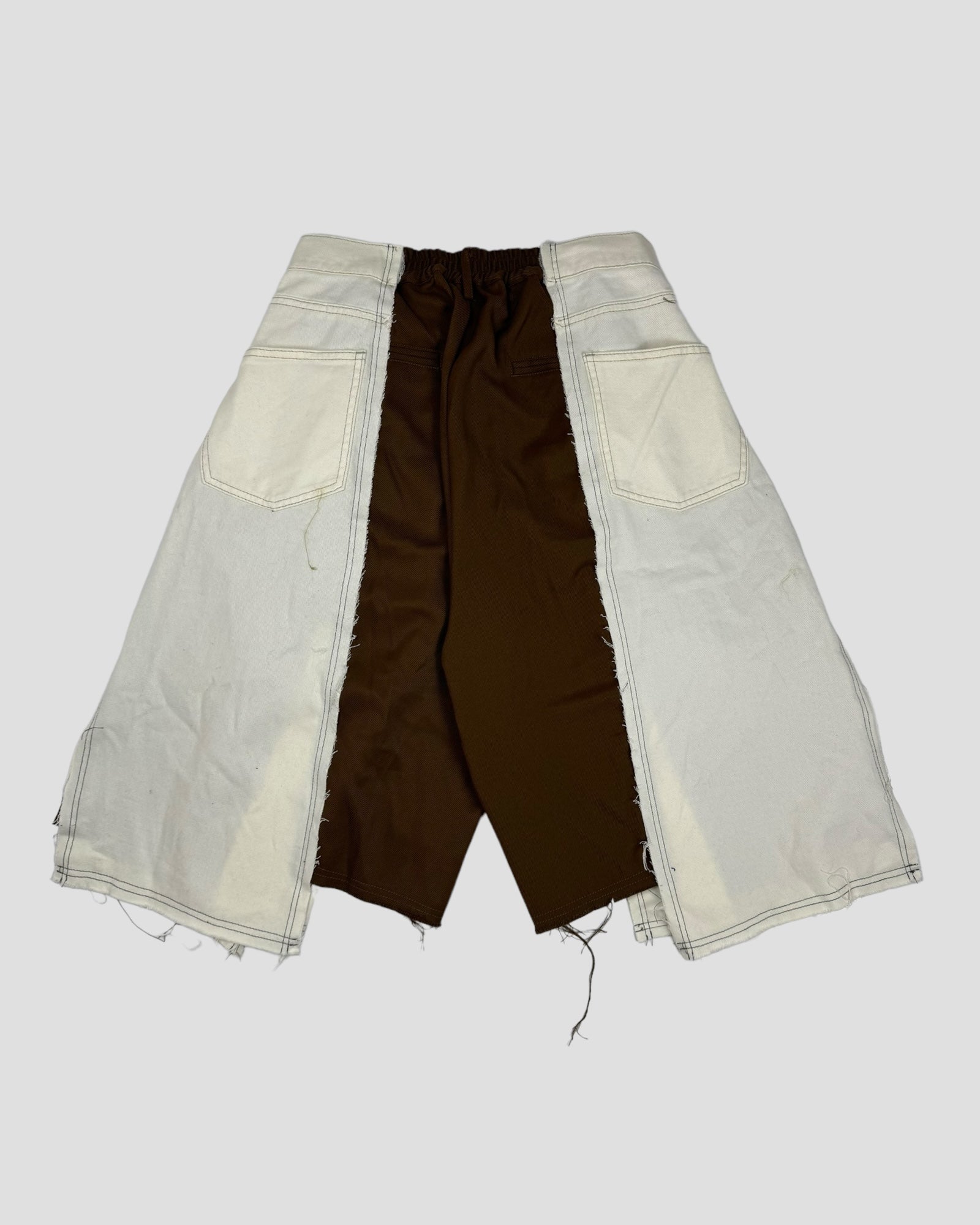 denim docking half pants