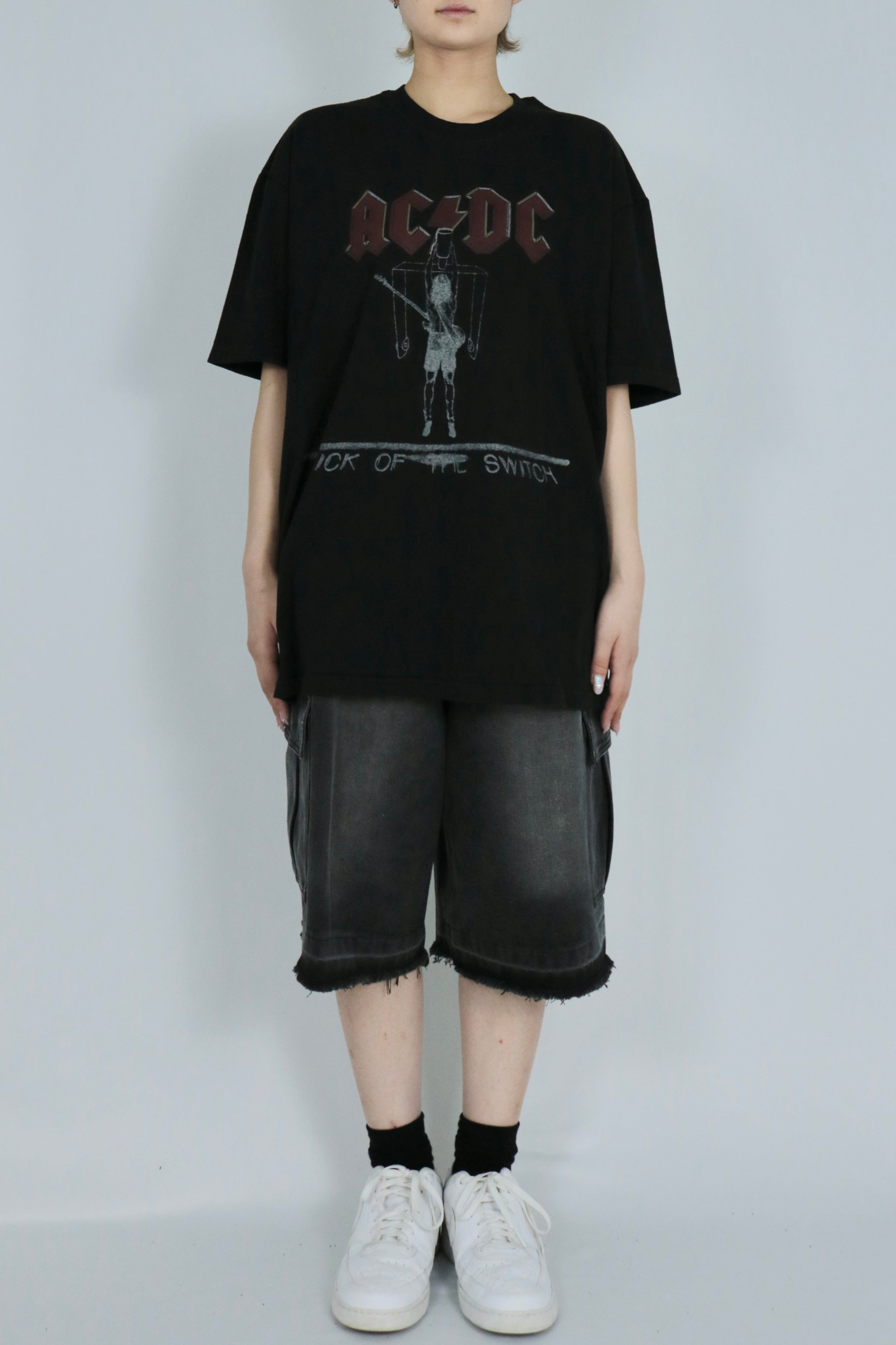 2pockets denim half pants