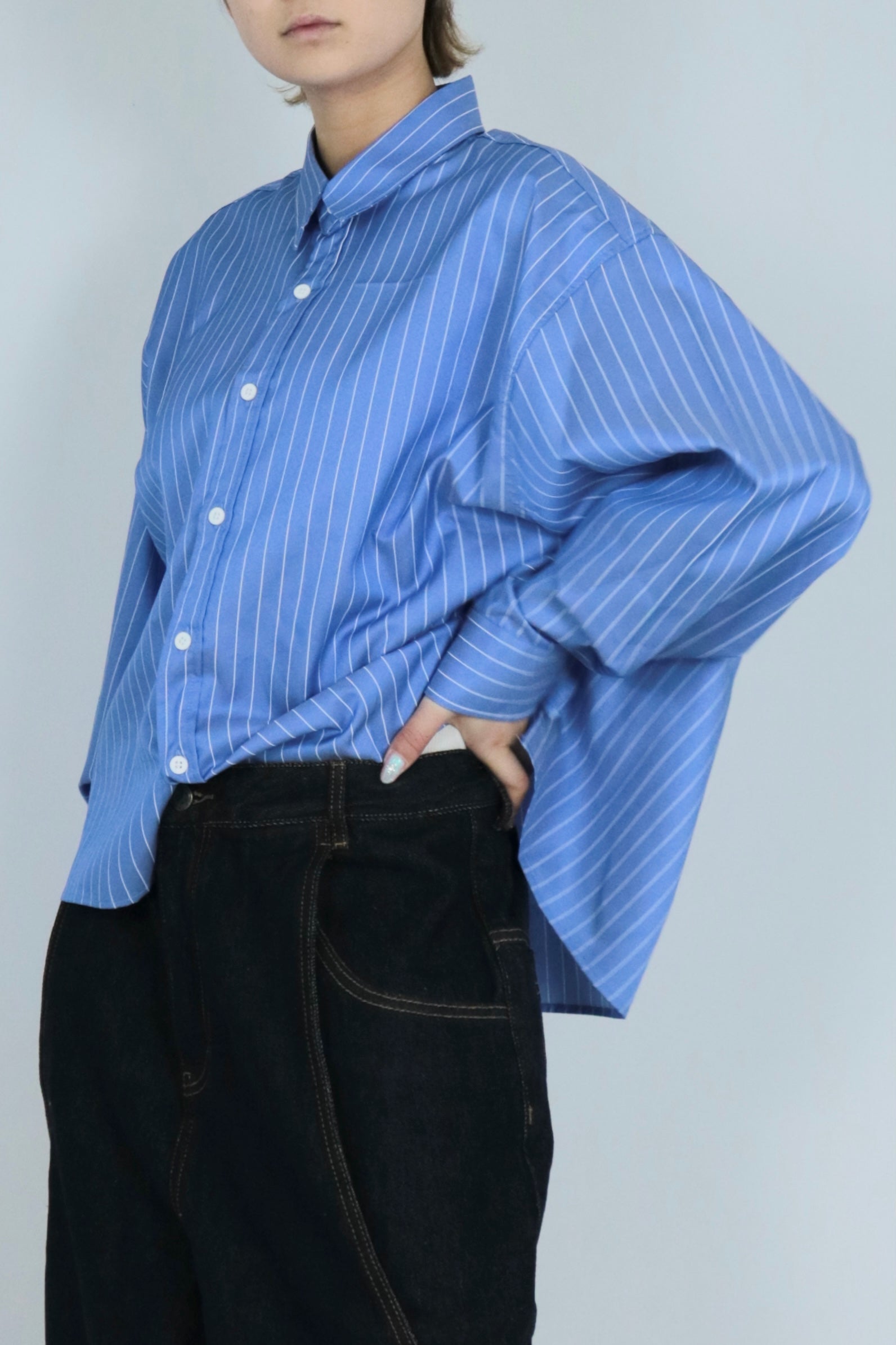 Stripe short shirt