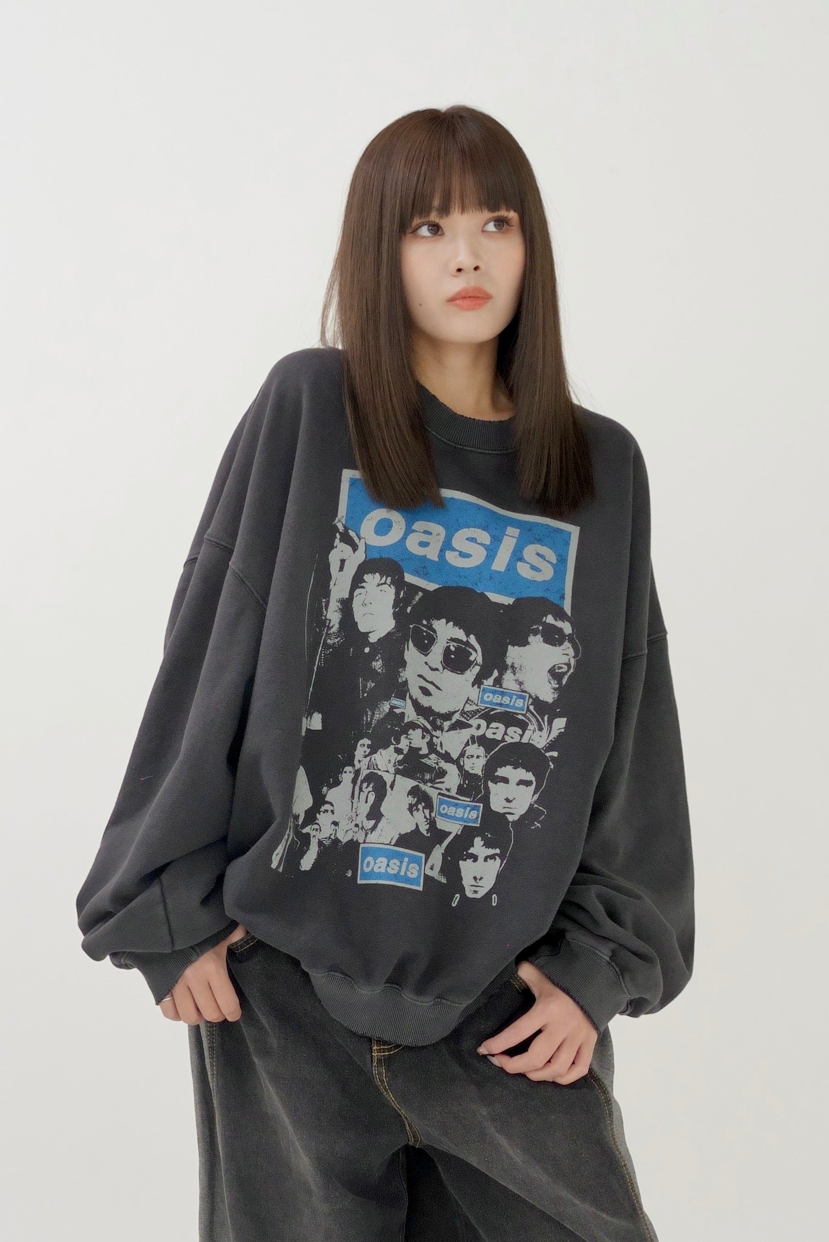 Oasis print sweat