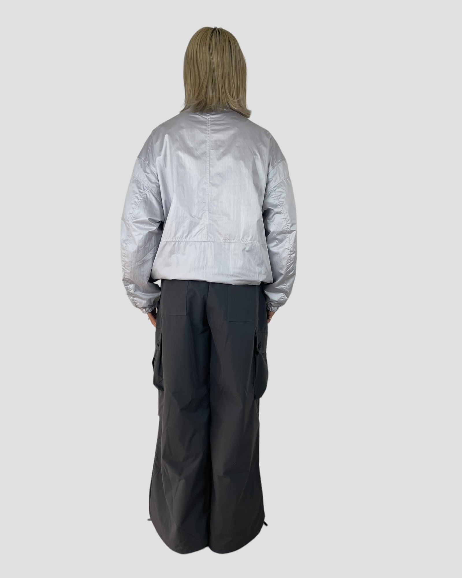 Shiny teck blouson