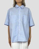 Western short pleated shirt