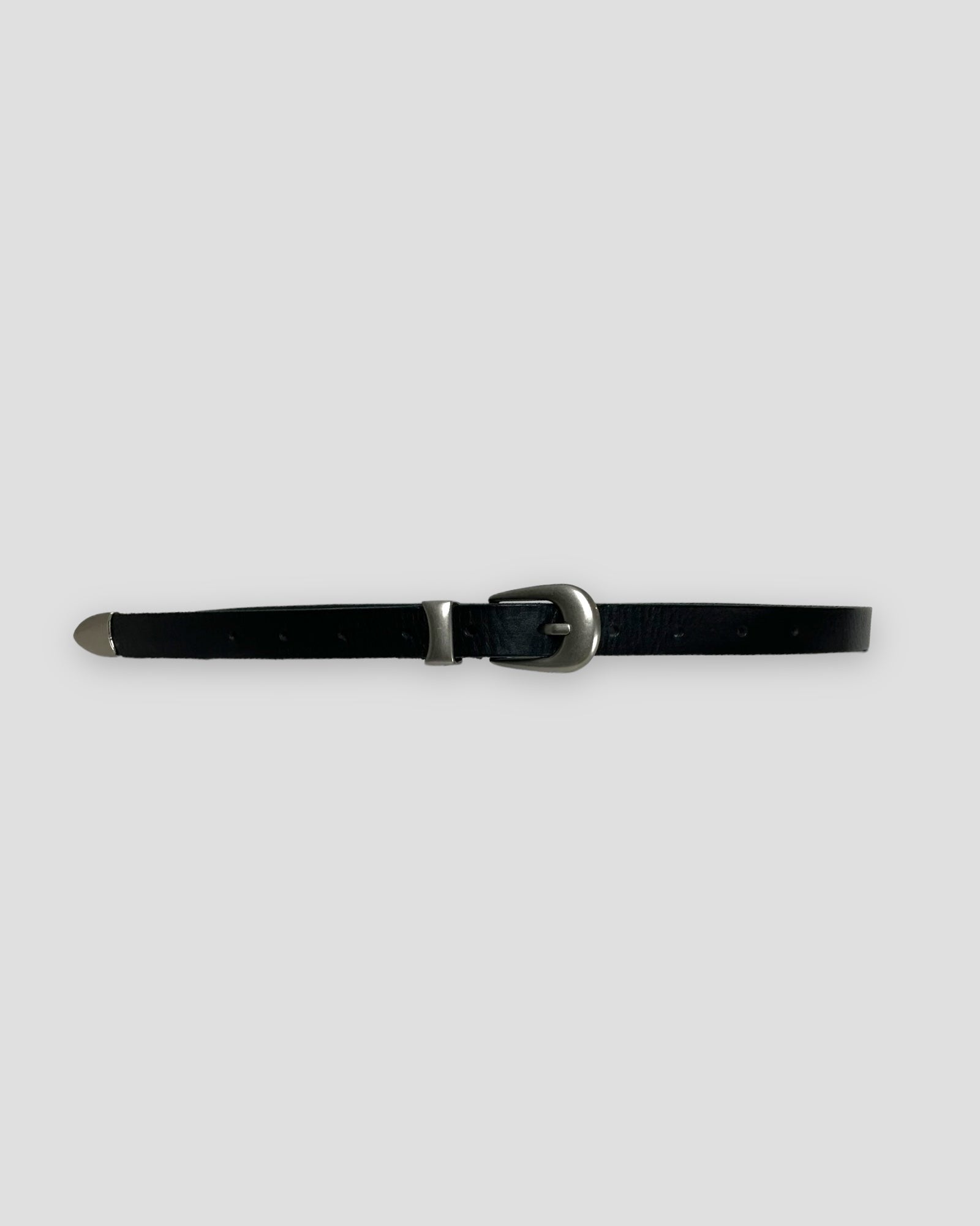 Real leather belt