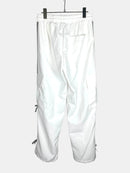 Ribbon nylon cargo pants