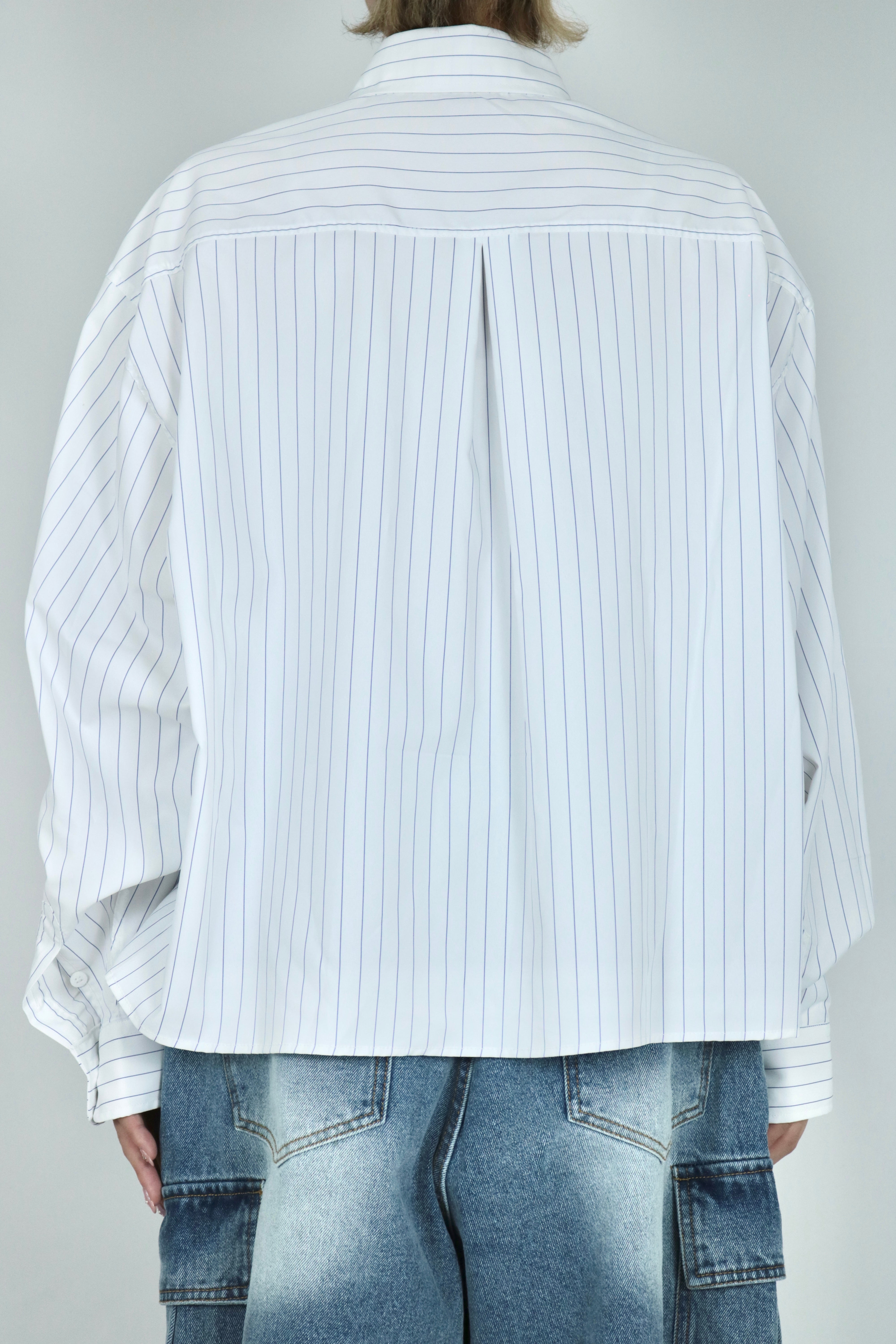 Stripe short shirt