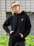 One Point Logo Hoodie(Black)