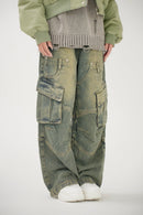 Design denim cargo pants