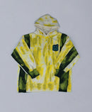 bi-color paint hoodie