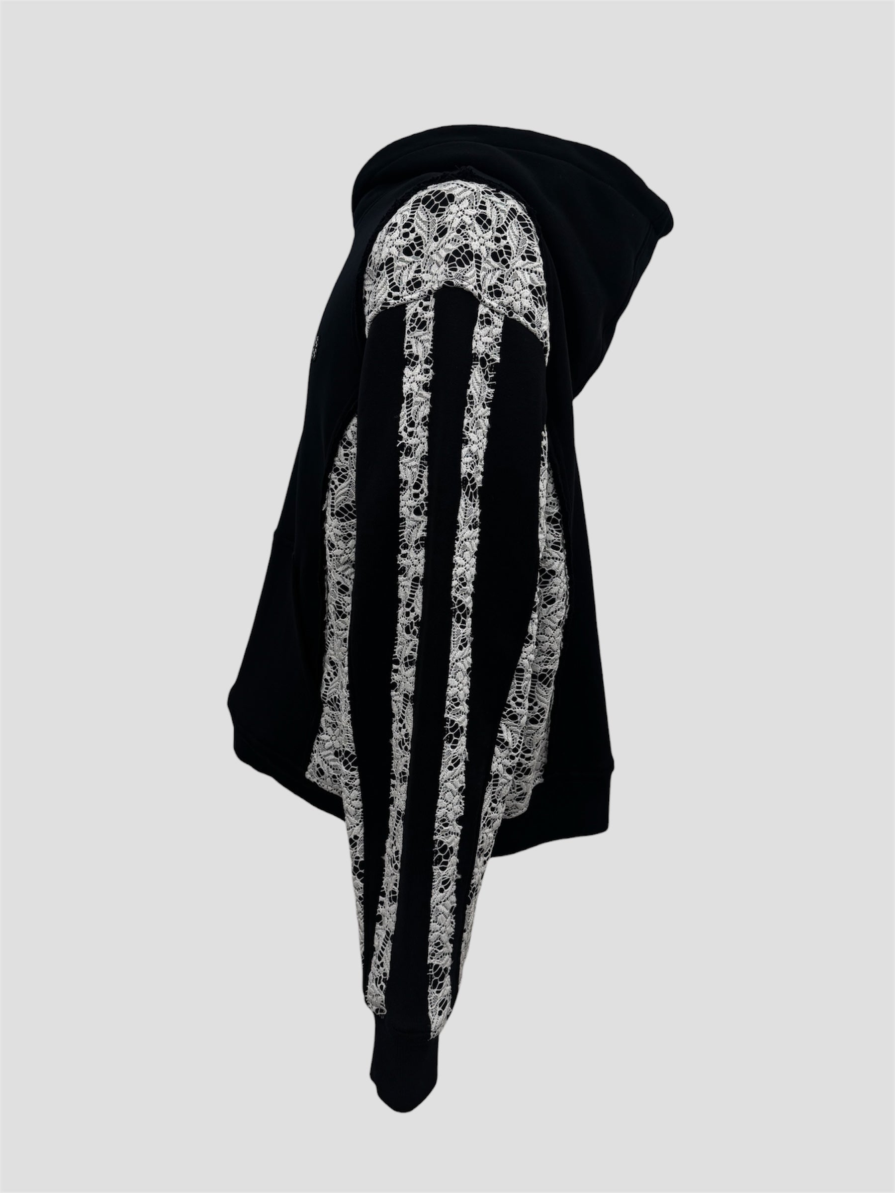 Lace heavy weight pullover(Black)