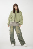 Design denim cargo pants