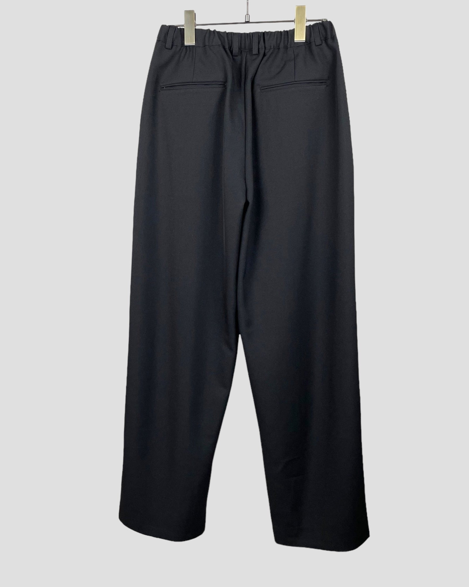 Design tuck wide pants