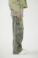 Design denim cargo pants