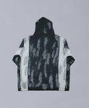 bi-color paint hoodie