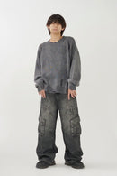 Design denim cargo pants