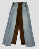 denim docking over slacks