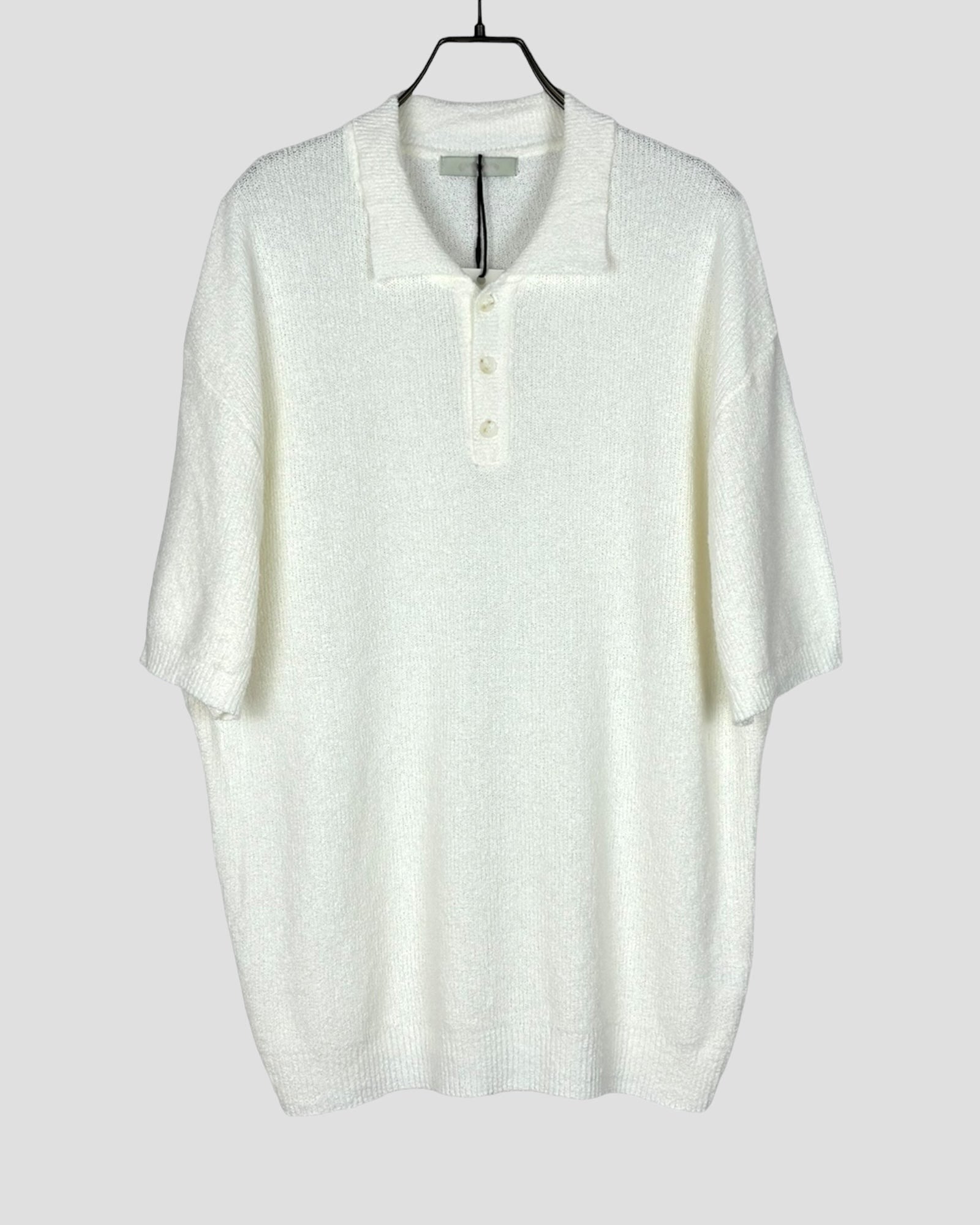 Premium cotton knit polo shirt