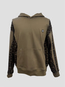 Lace heavy weight pullover(Coffee)