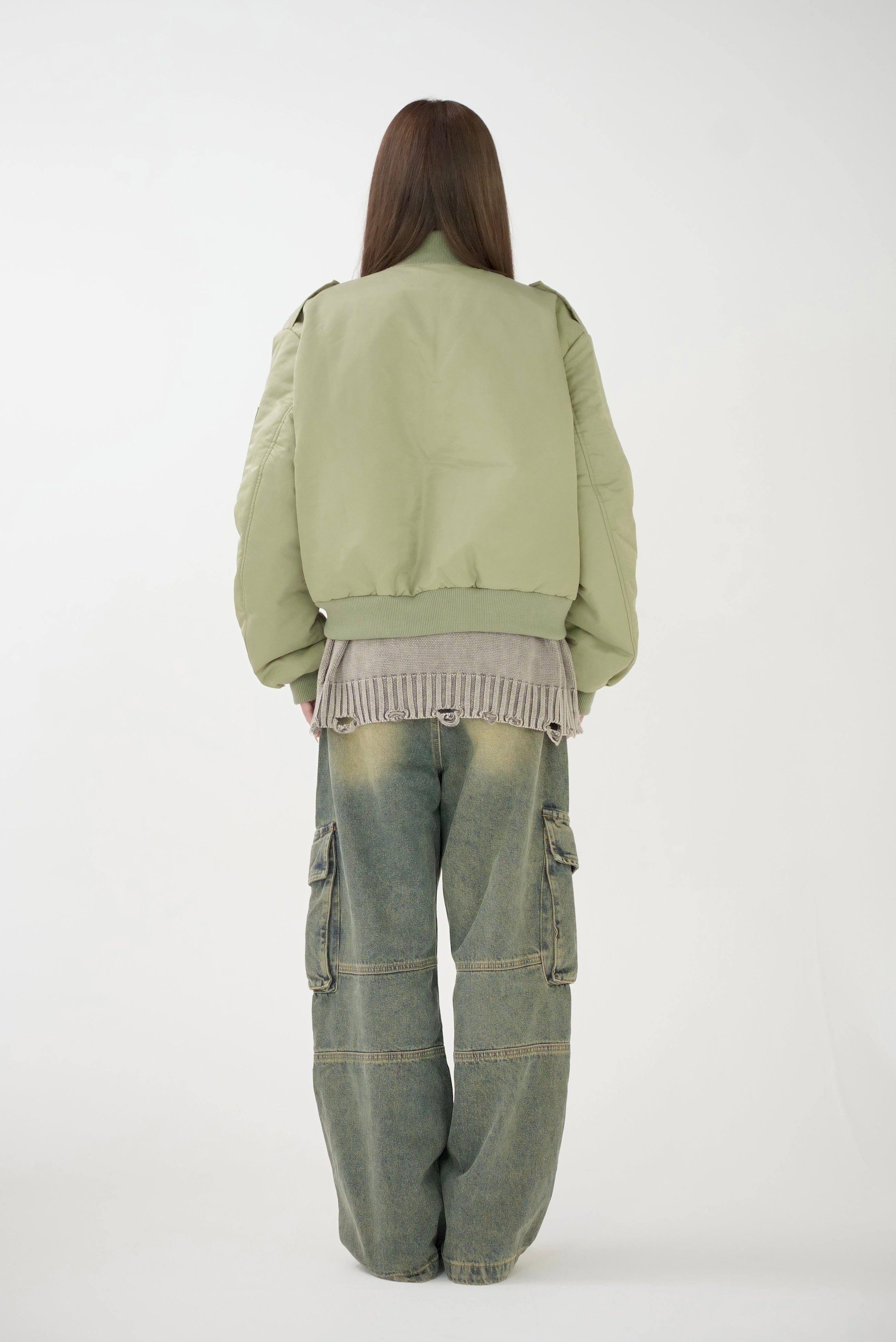 Design denim cargo pants