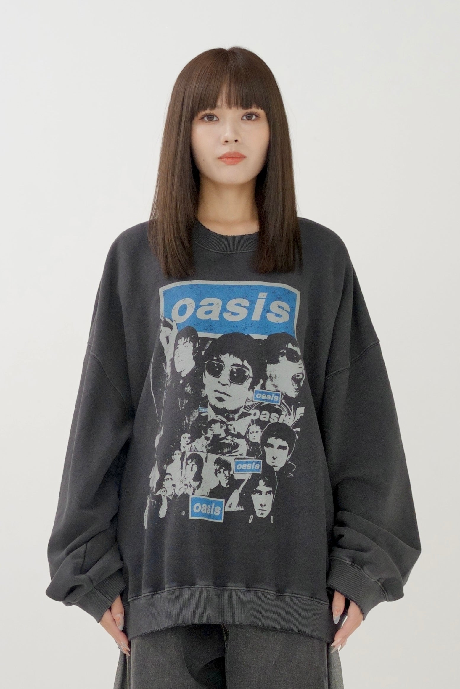 Oasis print sweat