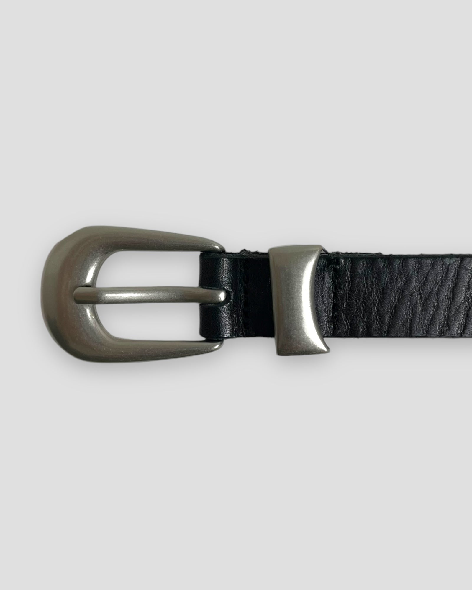 Real leather belt