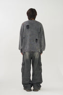 Design denim cargo pants