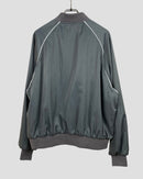 Nylon over size piping blouson