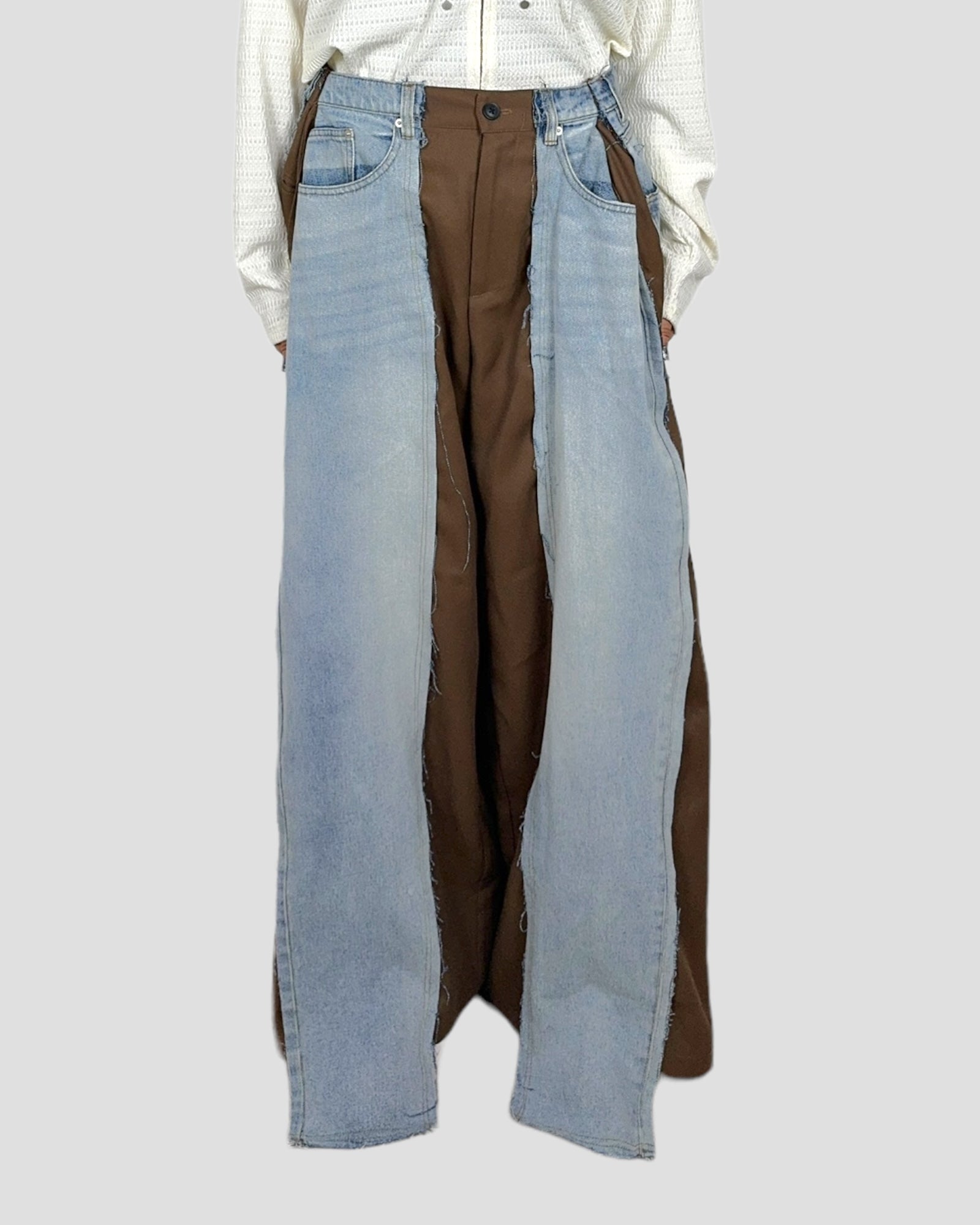 denim docking over slacks