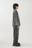 Design denim cargo pants