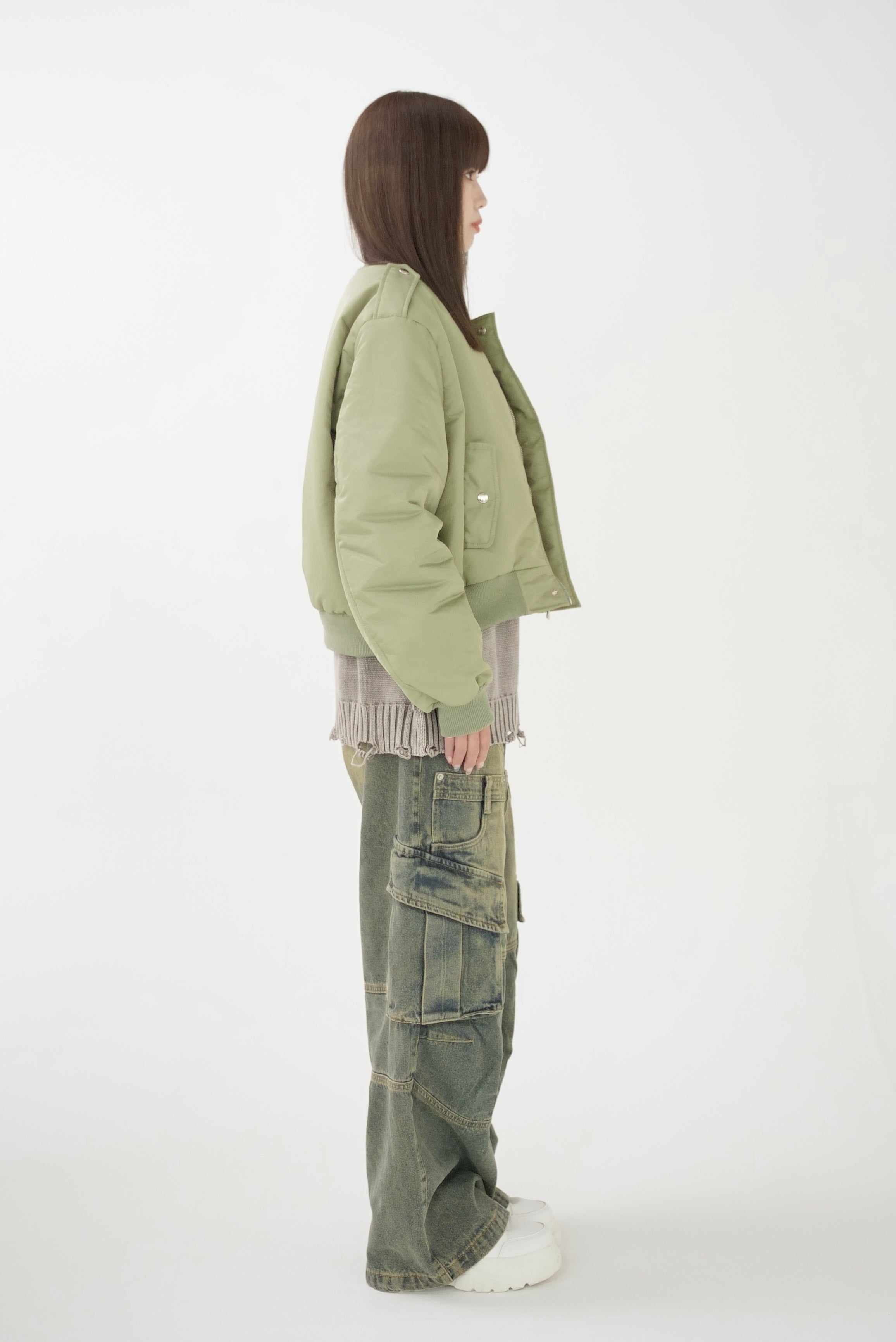 Design denim cargo pants