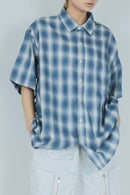 Shadow  check half sleeve shirt