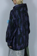 bi-color paint hoodie