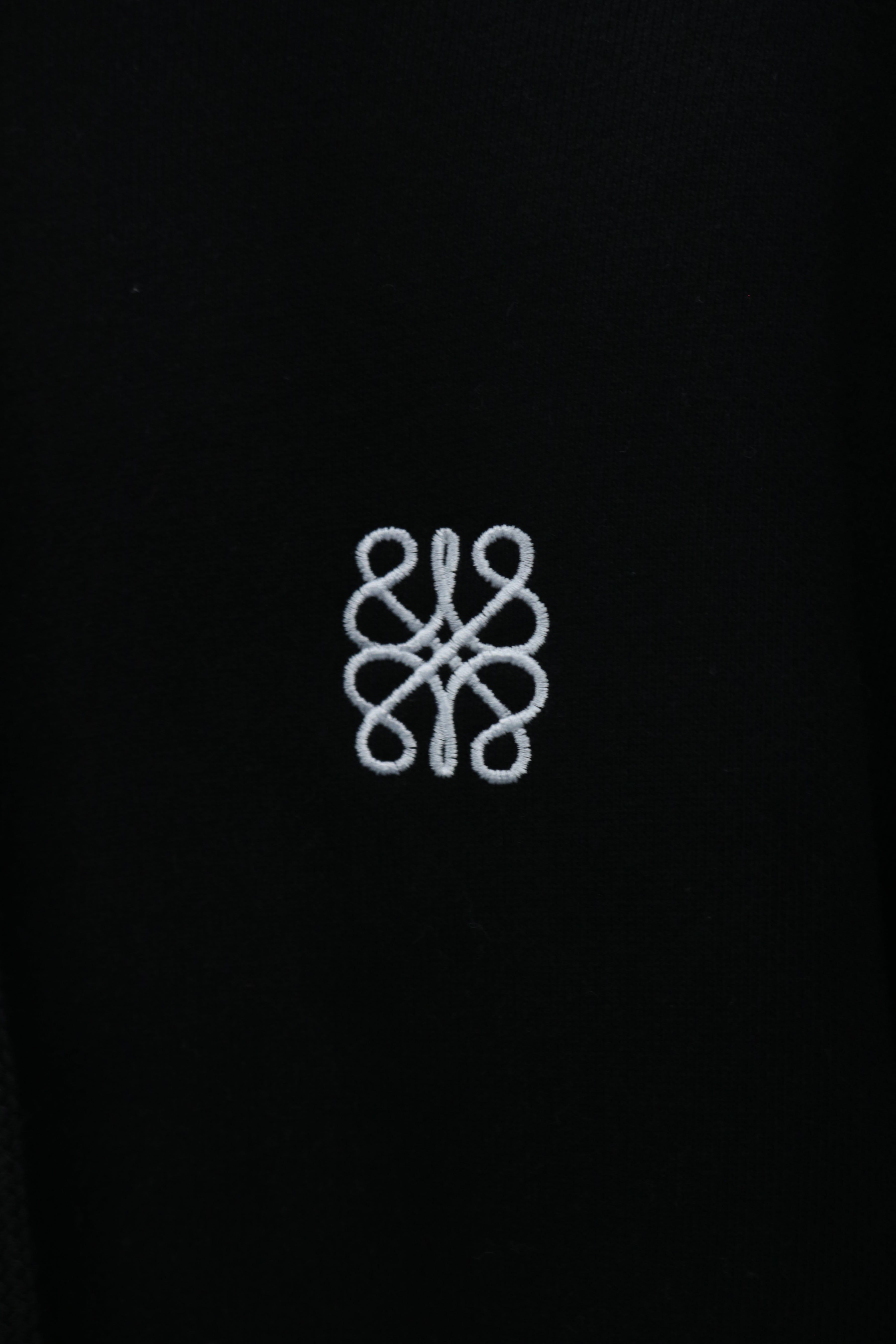 One Point Logo Hoodie(Black)