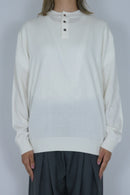 Henry neck knit shirt