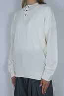 Henry neck knit shirt